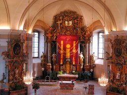 fastentuch in der birkfelder pfarrkirche